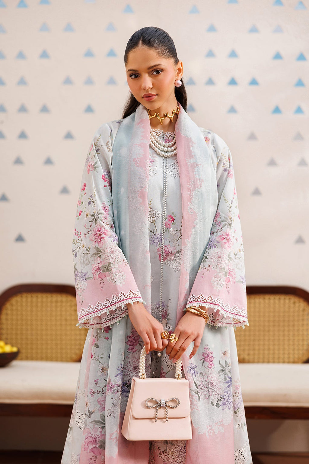 EMBROIDERED LAWN UF-4394