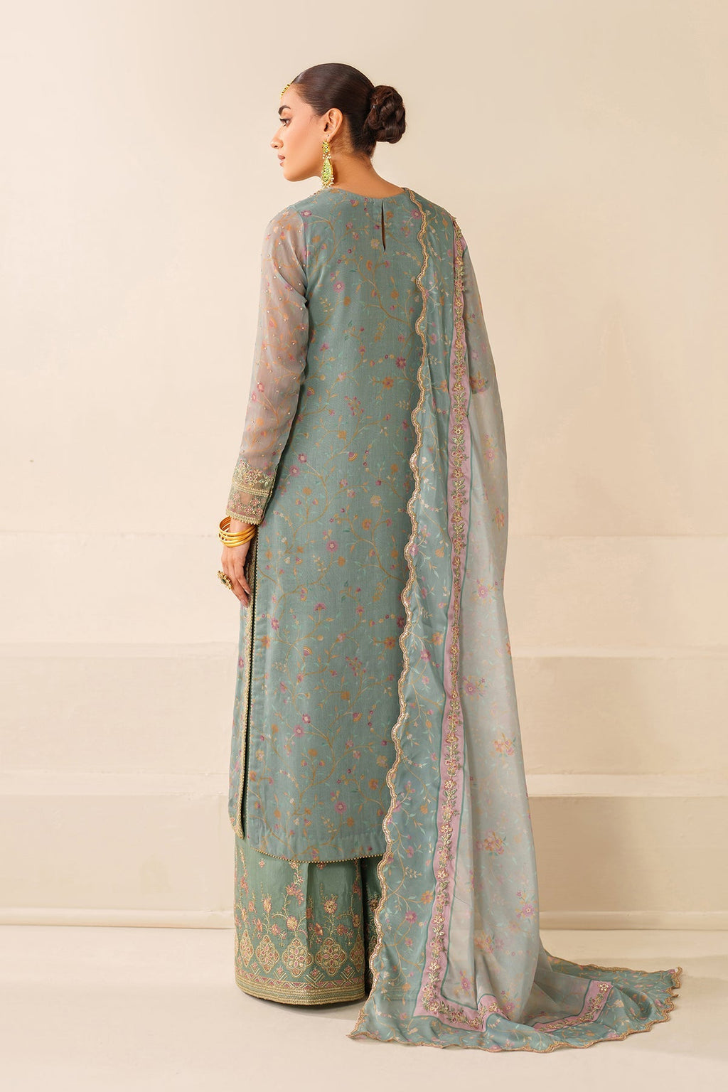 EMBROIDERED CHIFFON UF-4278