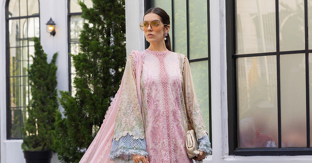 3 Piece Unstitched Embroidered Lawn Suit