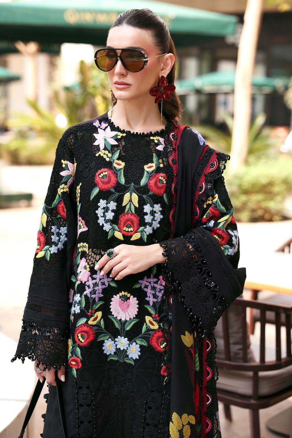 3 Piece Unstitched Embroidered Jacquard Lawn Suit