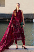 3 Piece Unstitched Embroidered Lawn Suit