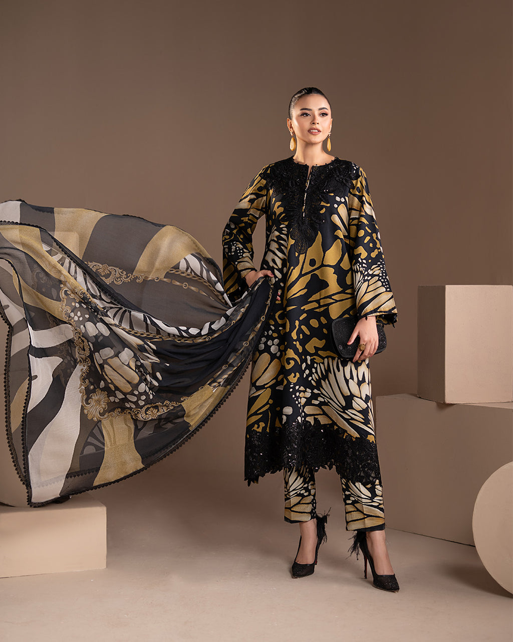 MARIA B M PRINT LINEN